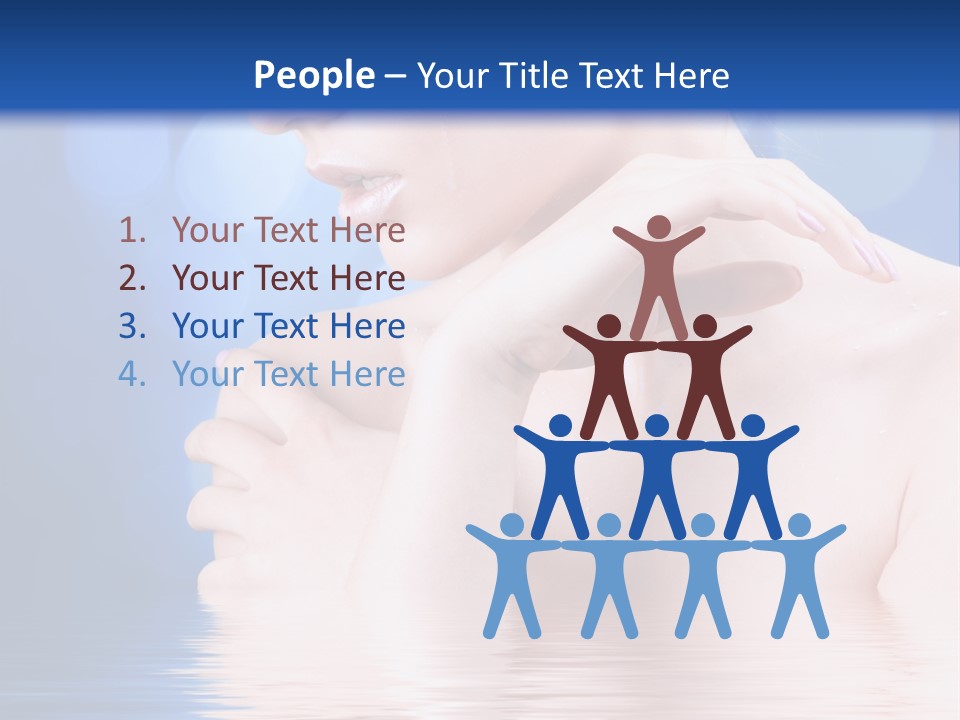 Face Look Snowflake PowerPoint Template