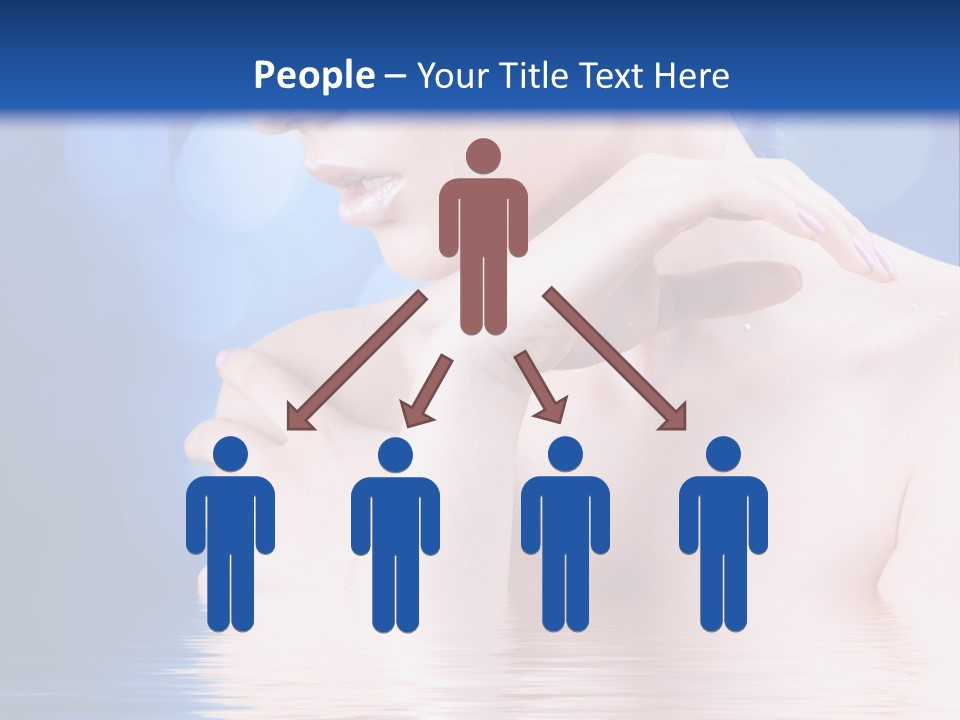 Face Look Snowflake PowerPoint Template