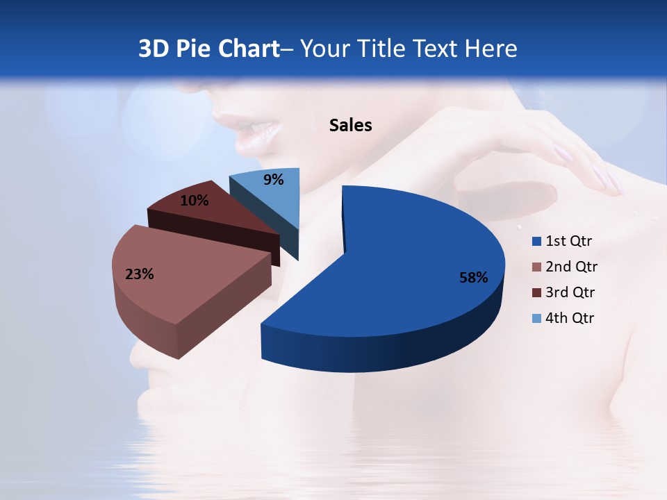 Face Look Snowflake PowerPoint Template