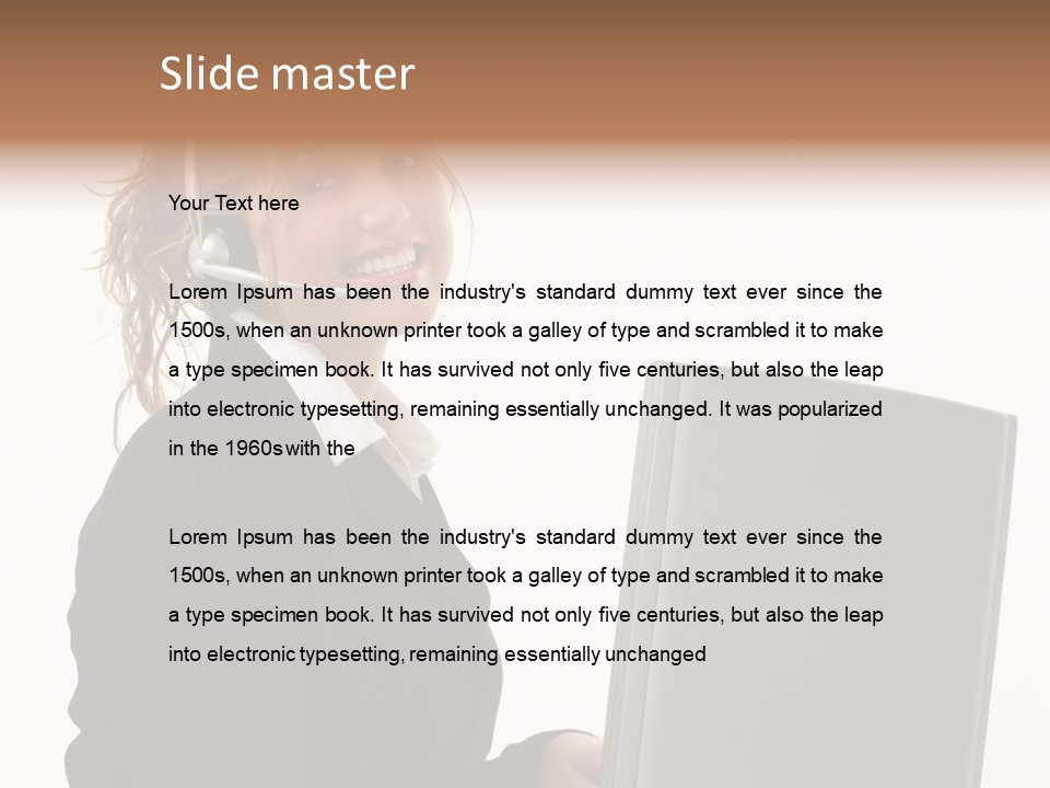 Customer Study Rep PowerPoint Template