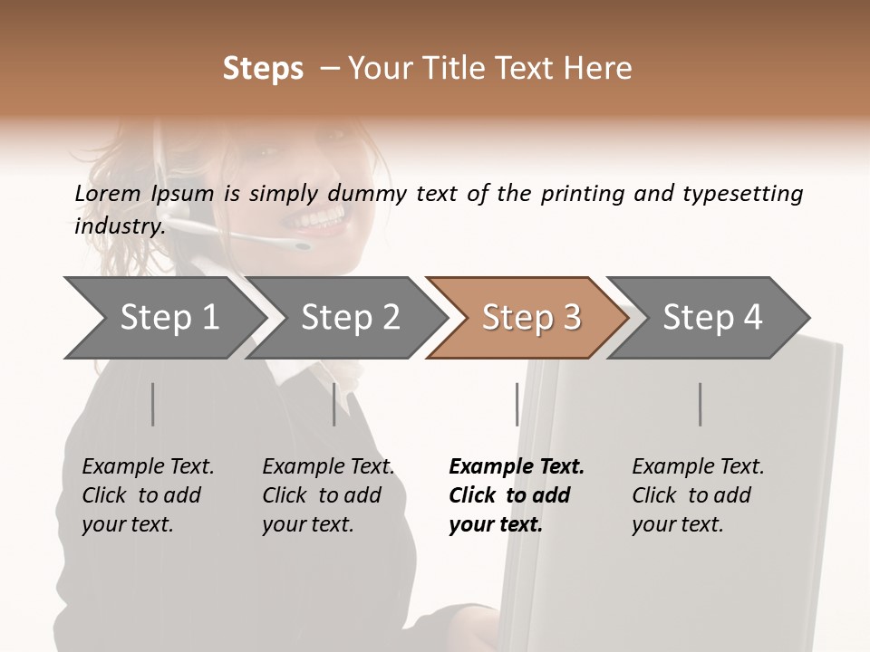 Customer Study Rep PowerPoint Template