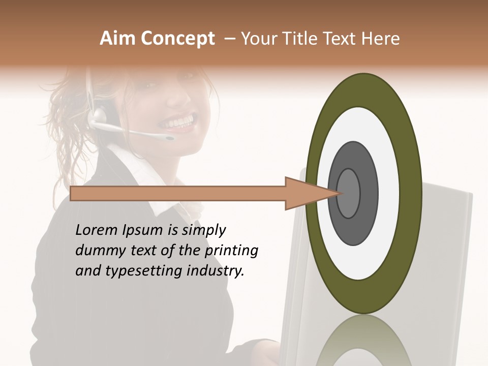 Customer Study Rep PowerPoint Template