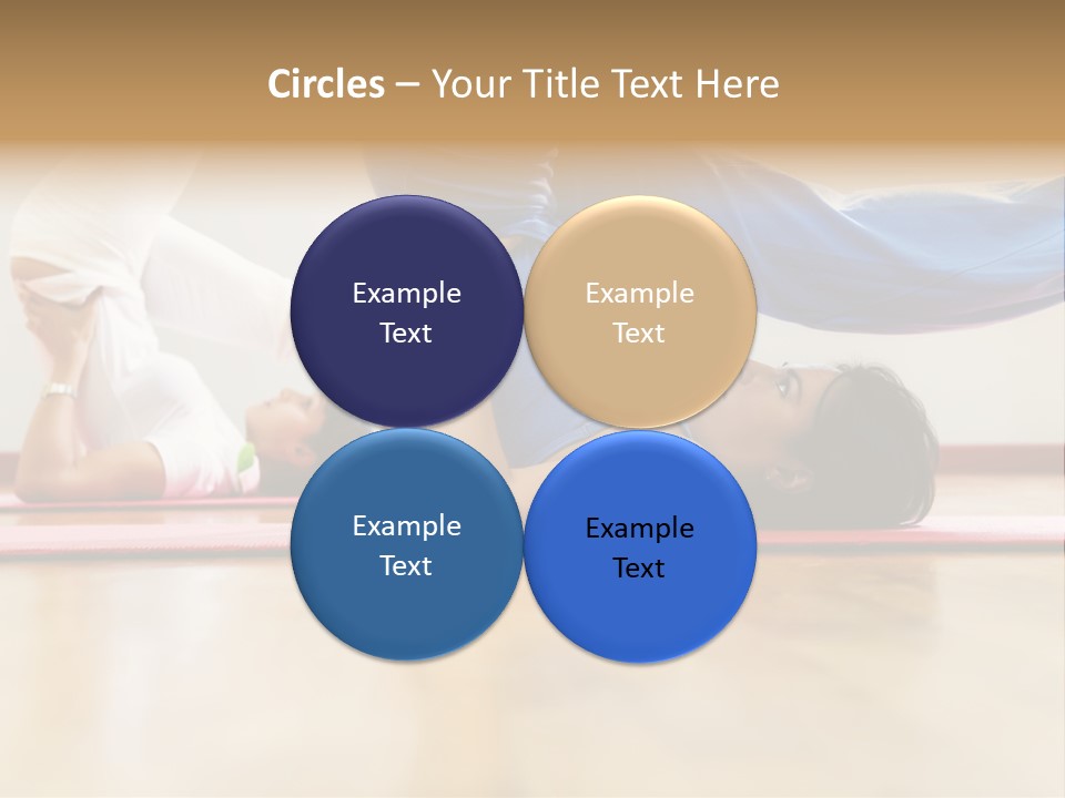 Yoga Female Exercising PowerPoint Template