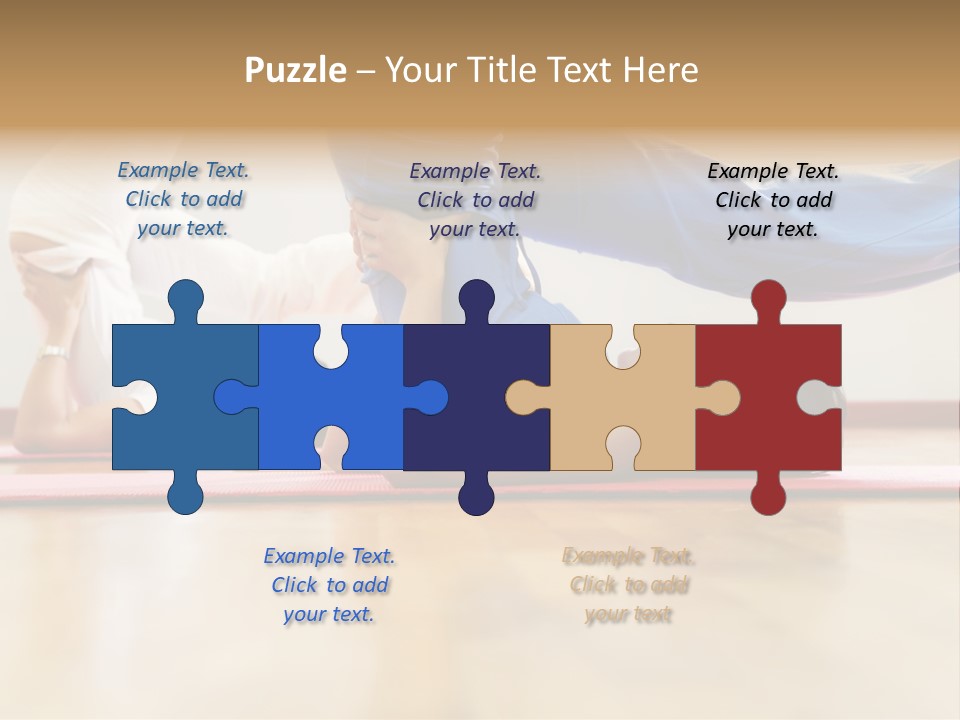 Yoga Female Exercising PowerPoint Template