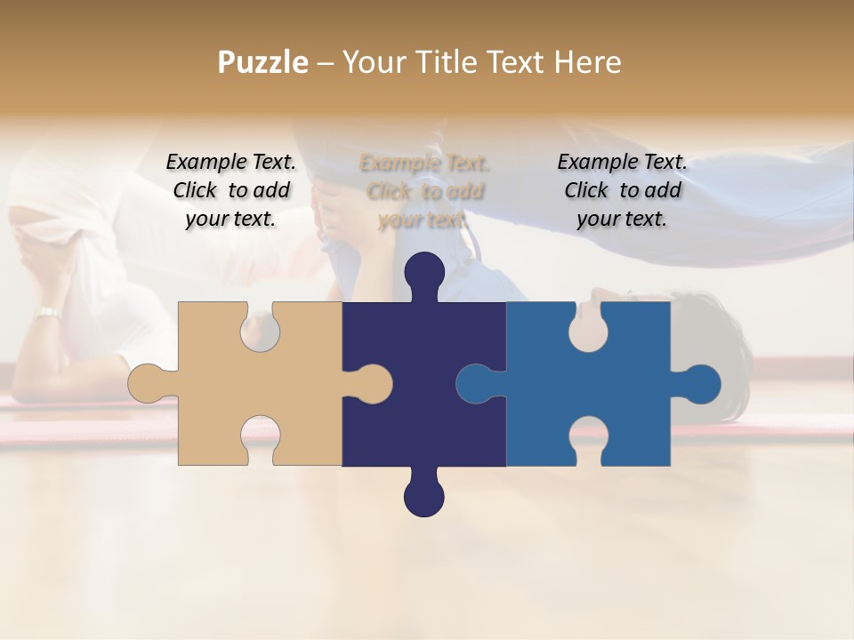 Yoga Female Exercising PowerPoint Template