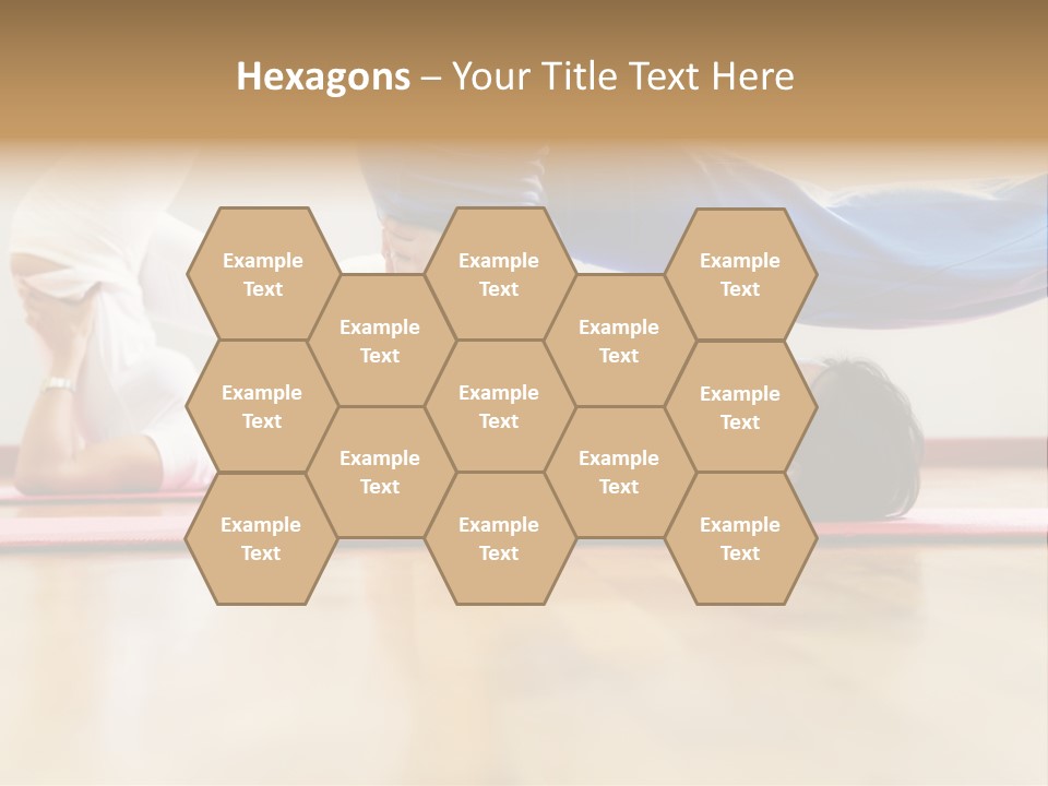 Yoga Female Exercising PowerPoint Template