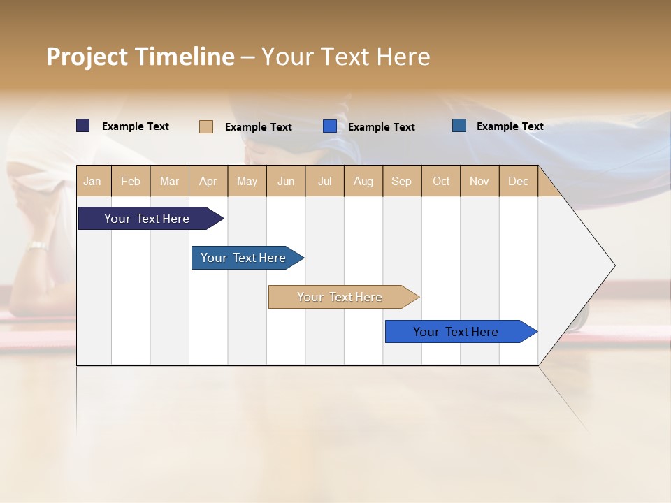 Yoga Female Exercising PowerPoint Template