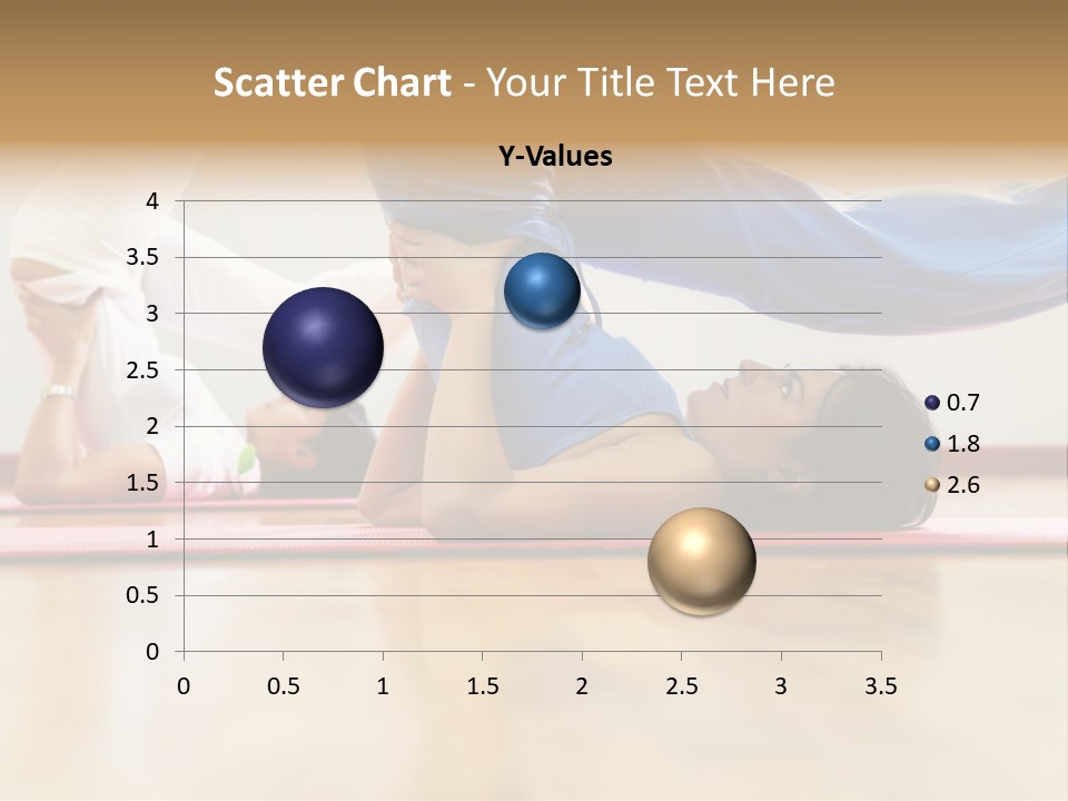 Yoga Female Exercising PowerPoint Template