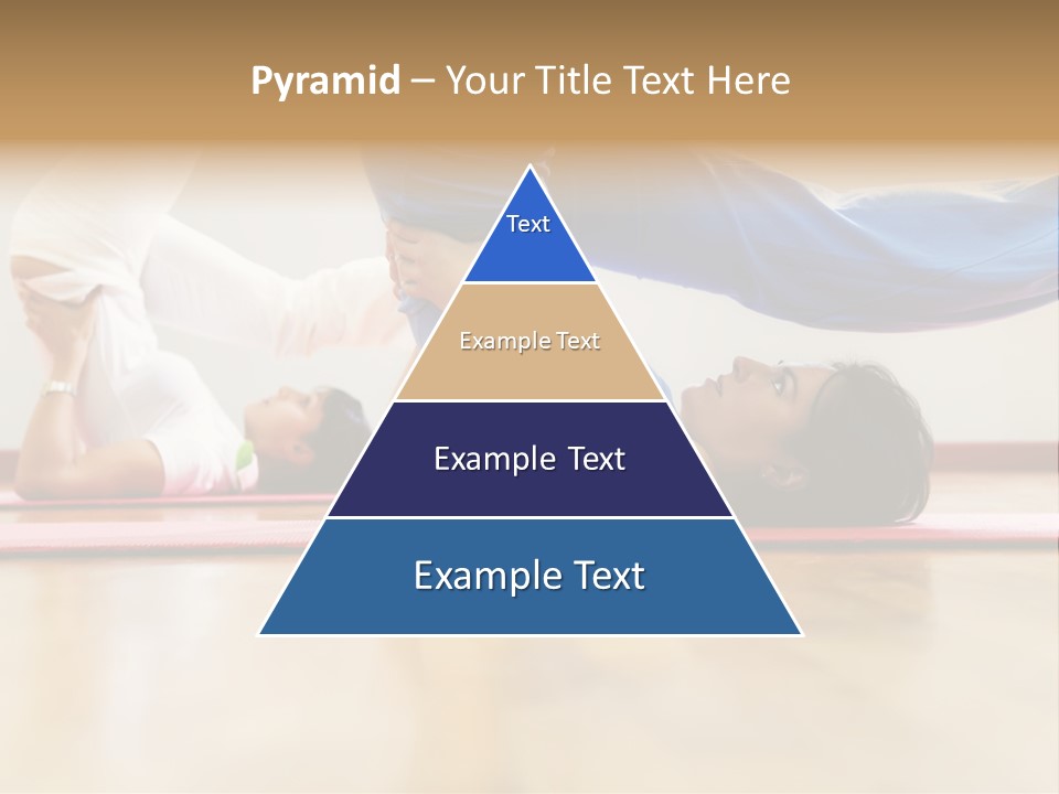 Yoga Female Exercising PowerPoint Template