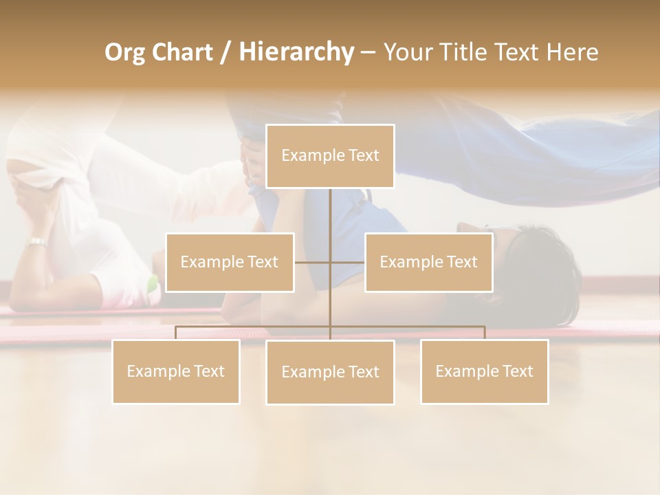 Yoga Female Exercising PowerPoint Template