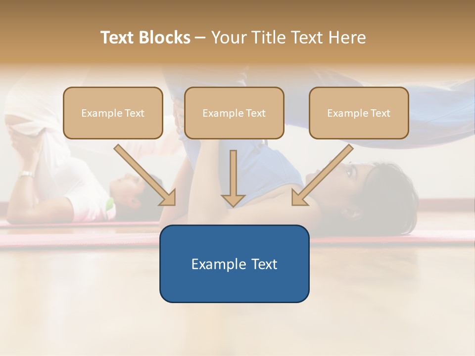 Yoga Female Exercising PowerPoint Template