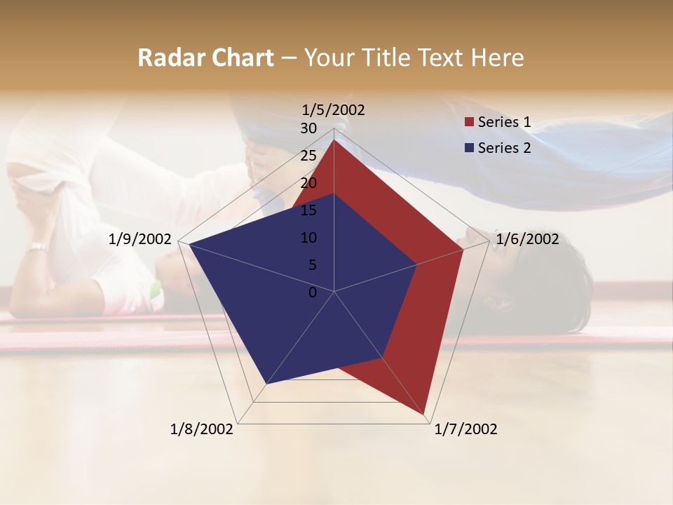 Yoga Female Exercising PowerPoint Template