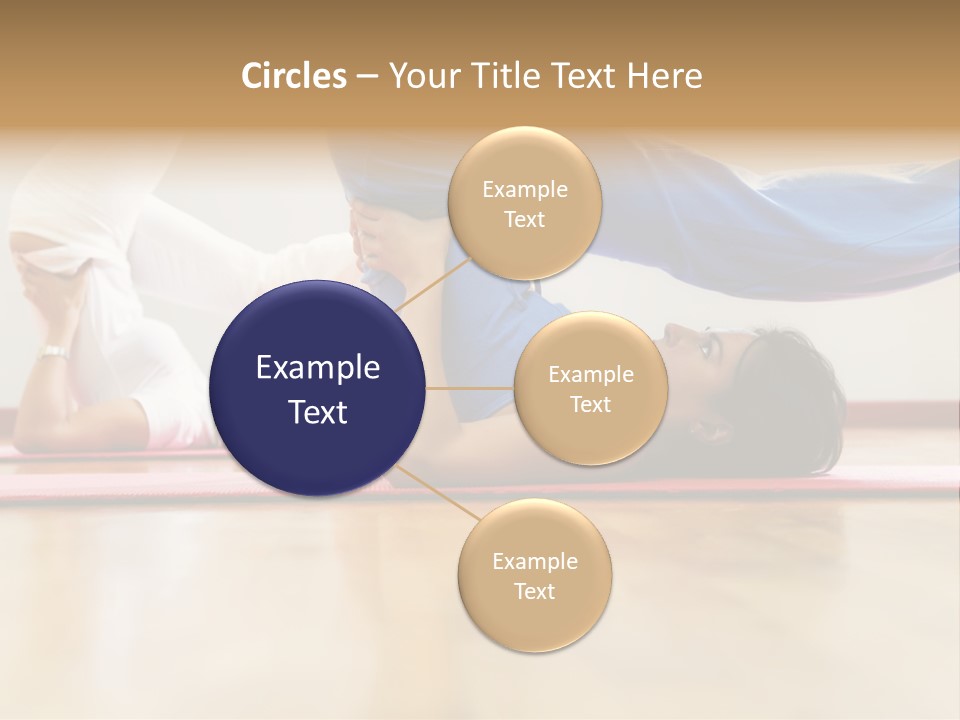 Yoga Female Exercising PowerPoint Template