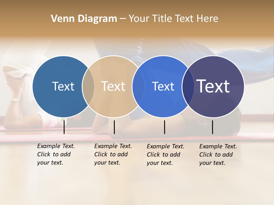 Yoga Female Exercising PowerPoint Template