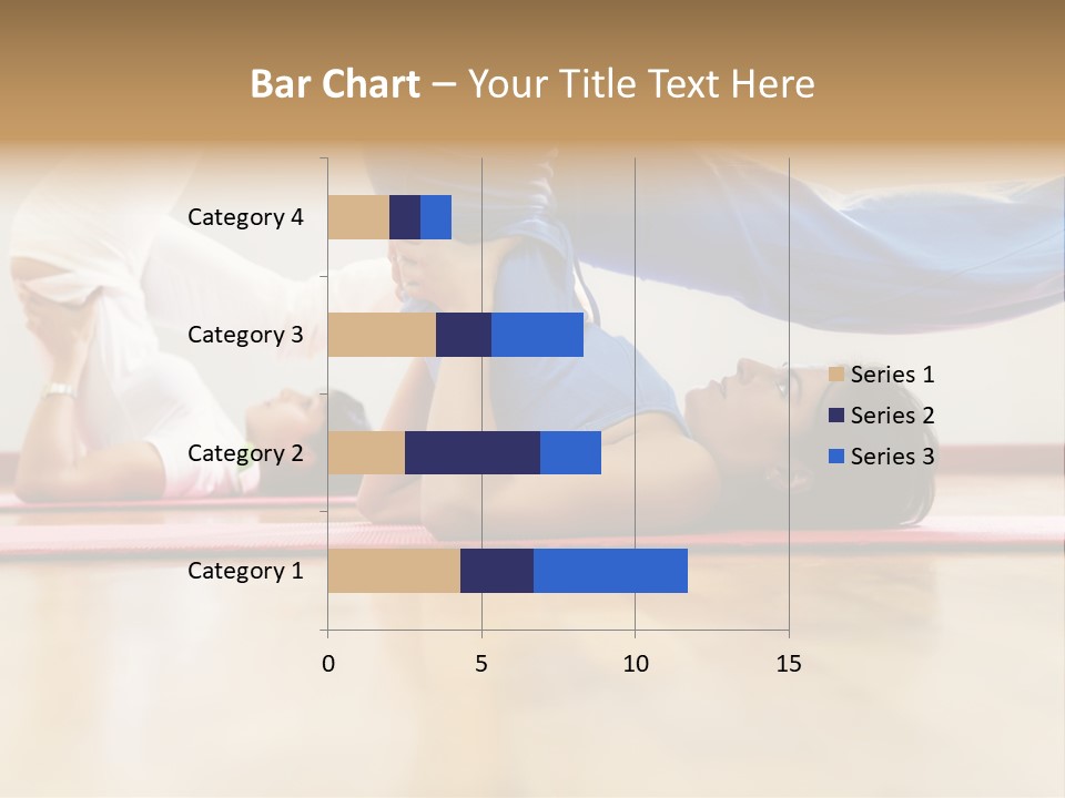 Yoga Female Exercising PowerPoint Template