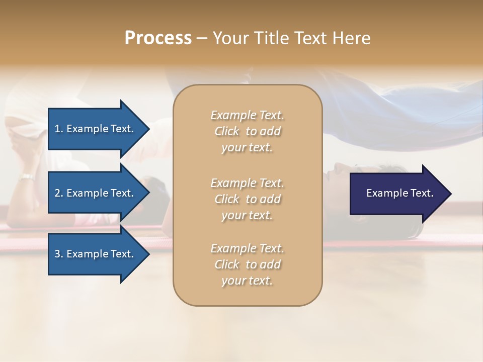 Yoga Female Exercising PowerPoint Template