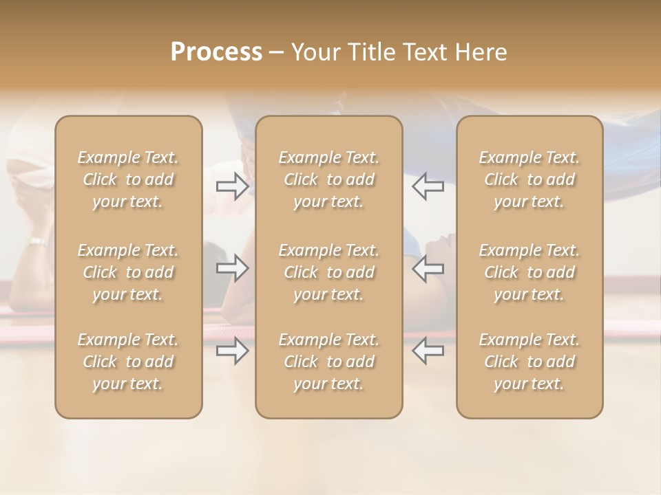 Yoga Female Exercising PowerPoint Template