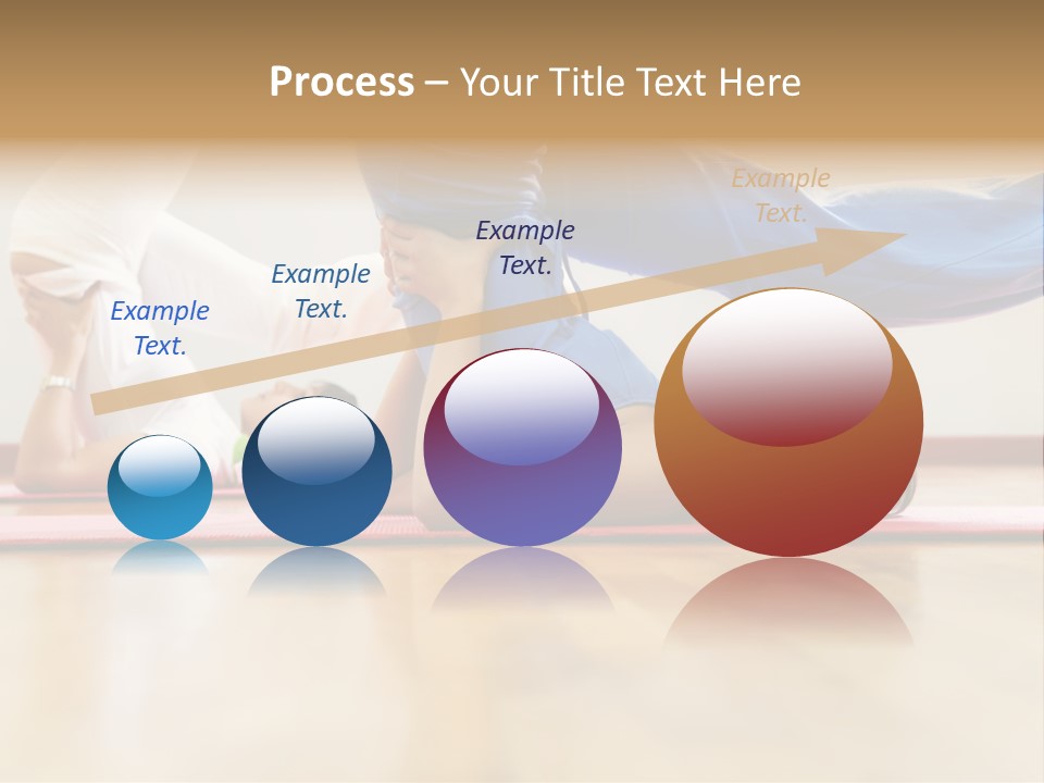 Yoga Female Exercising PowerPoint Template