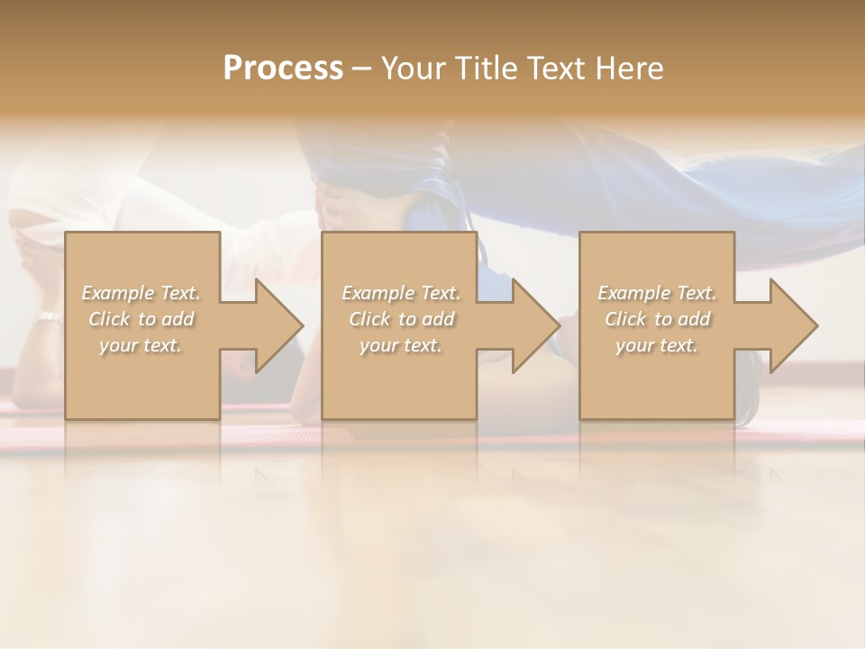 Yoga Female Exercising PowerPoint Template