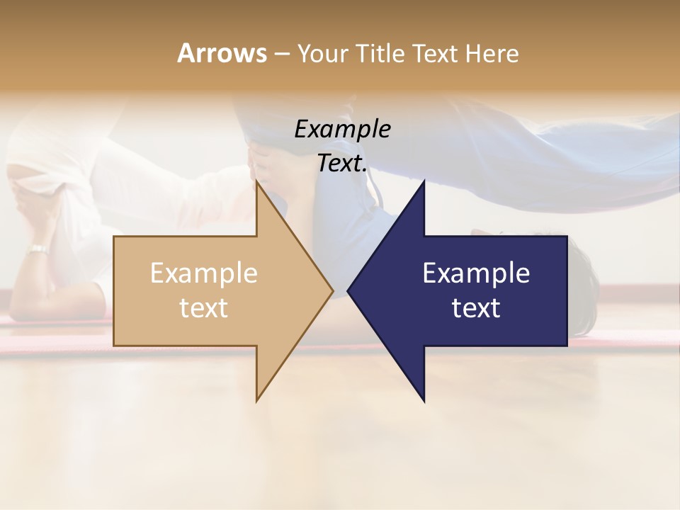 Yoga Female Exercising PowerPoint Template