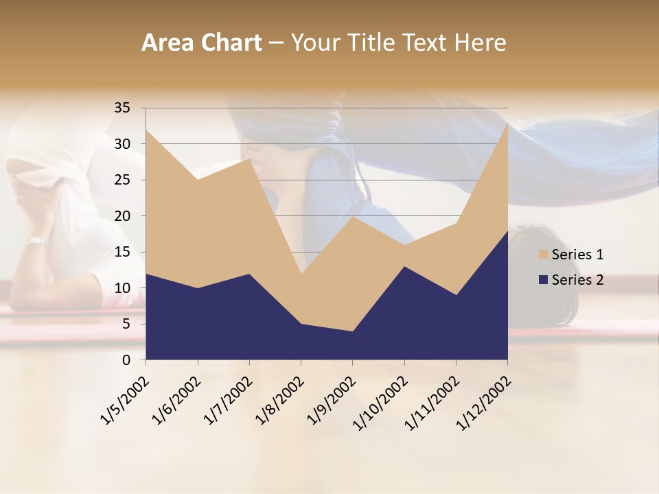Yoga Female Exercising PowerPoint Template