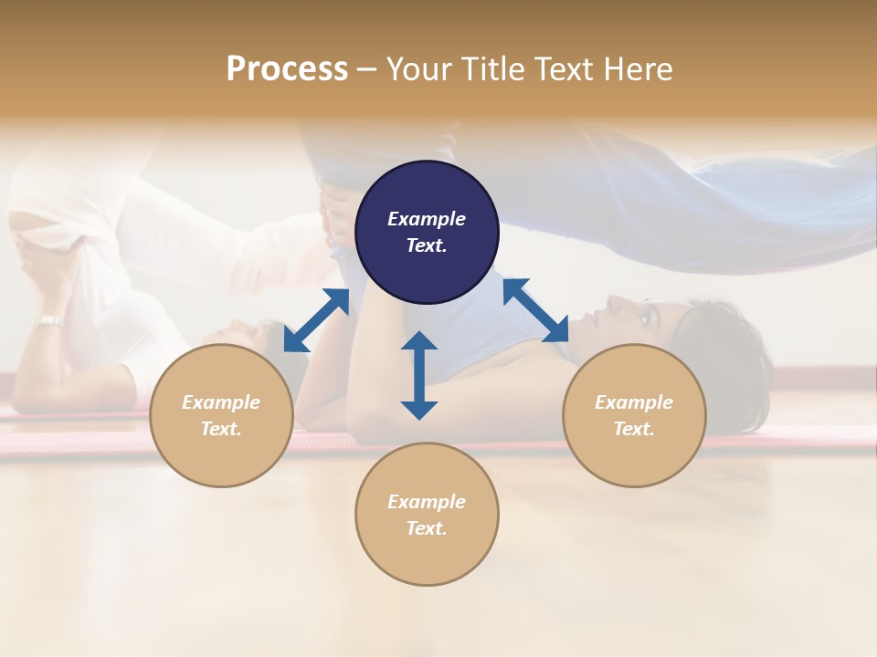Yoga Female Exercising PowerPoint Template