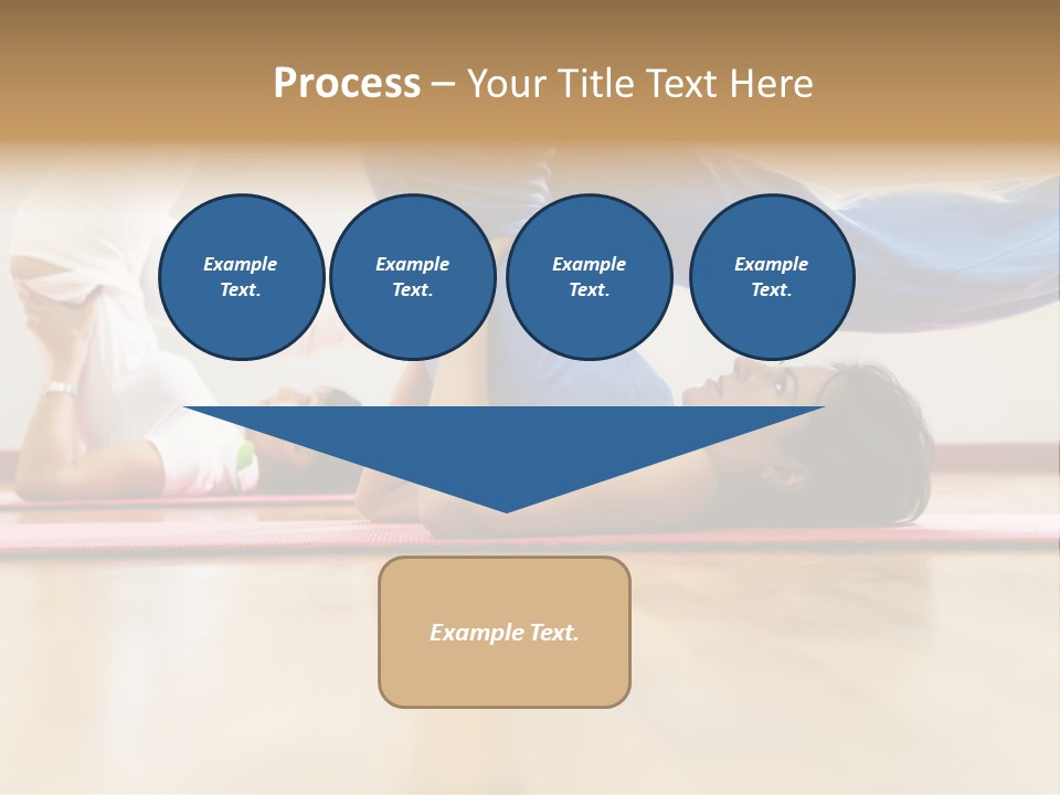 Yoga Female Exercising PowerPoint Template