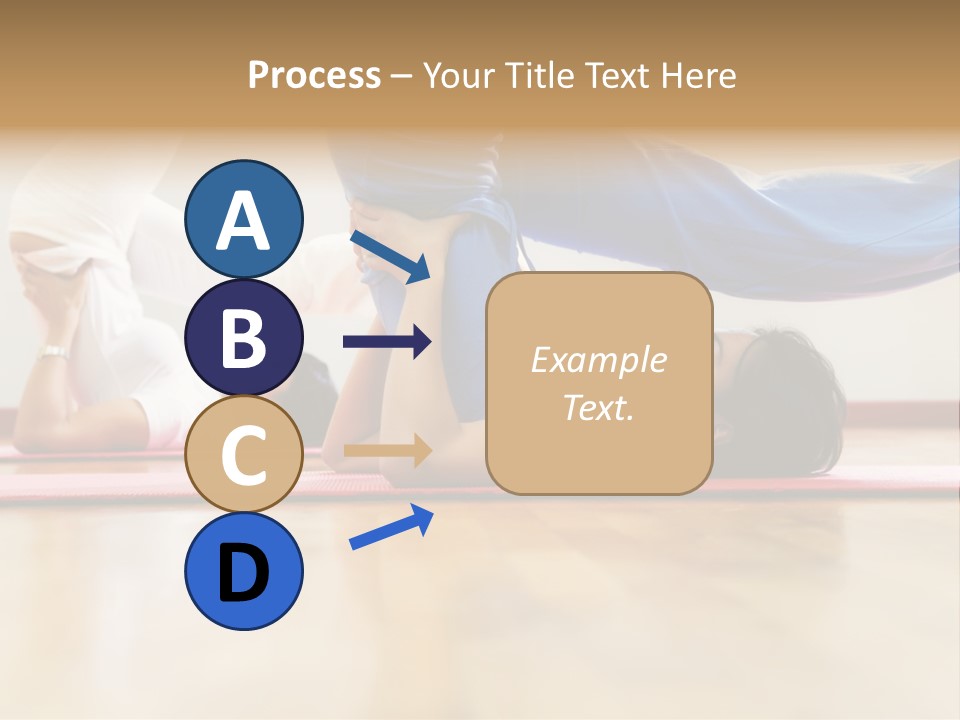 Yoga Female Exercising PowerPoint Template