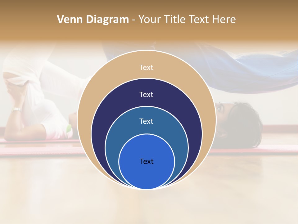 Yoga Female Exercising PowerPoint Template