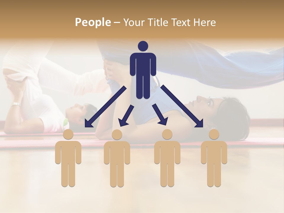 Yoga Female Exercising PowerPoint Template