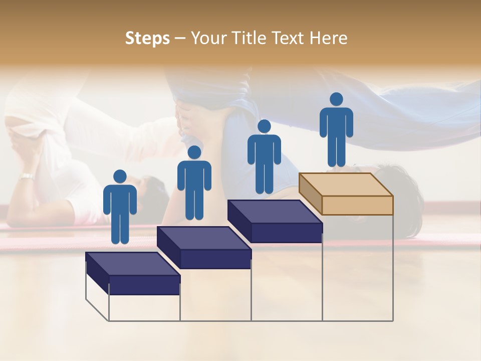 Yoga Female Exercising PowerPoint Template