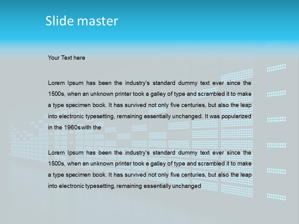 Equipment Background Light PowerPoint Template