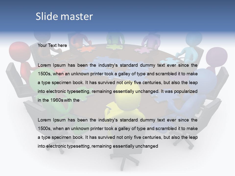 Concept Metaphor Piece PowerPoint Template