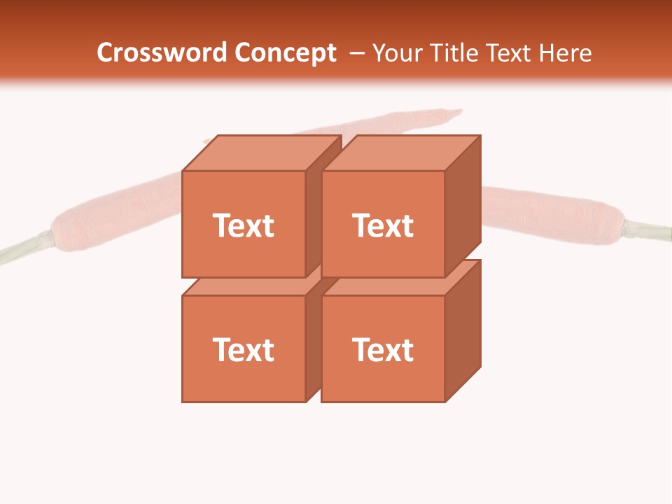 Red Fruit Carrot PowerPoint Template