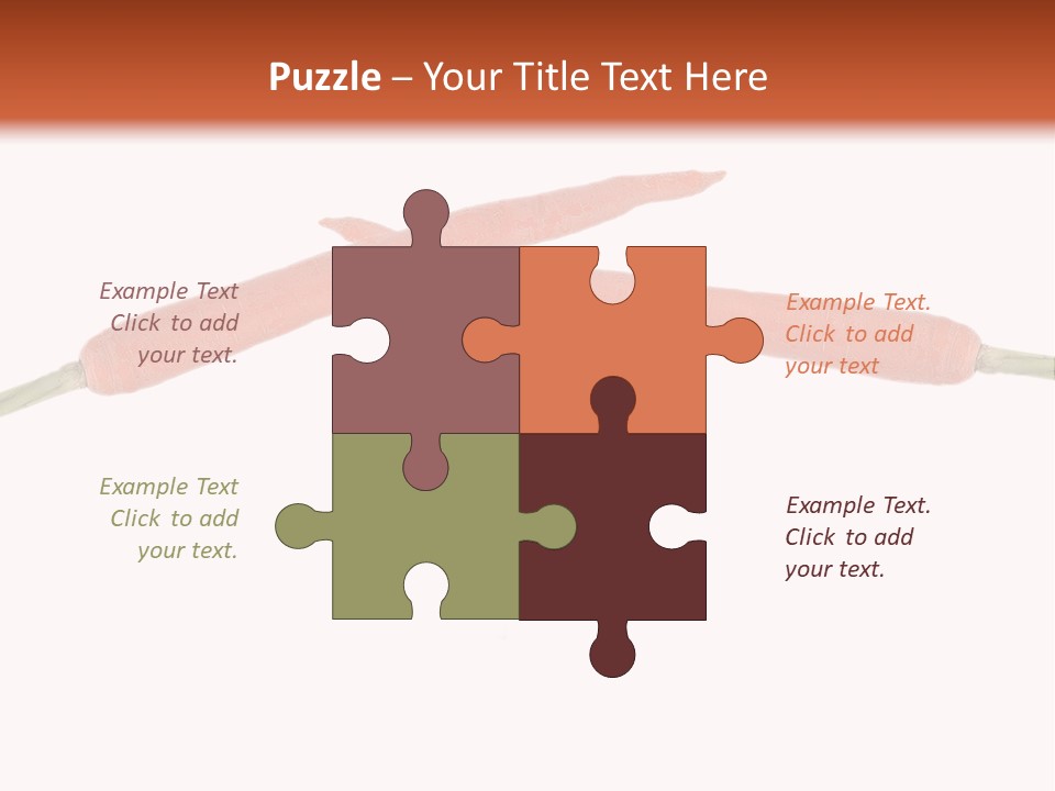 Red Fruit Carrot PowerPoint Template