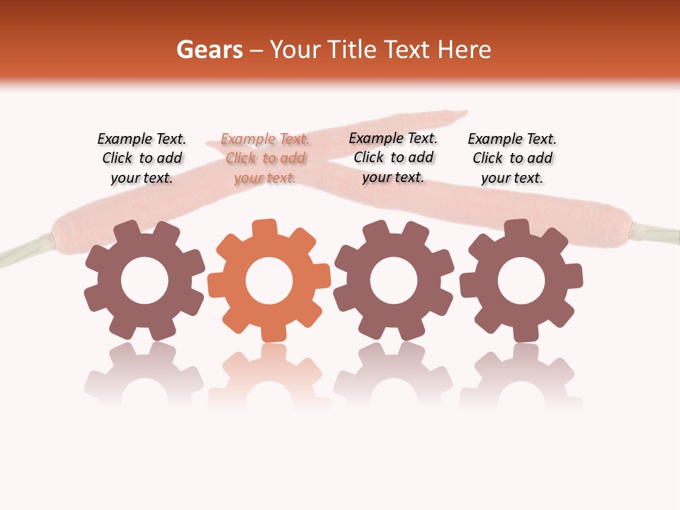 Red Fruit Carrot PowerPoint Template