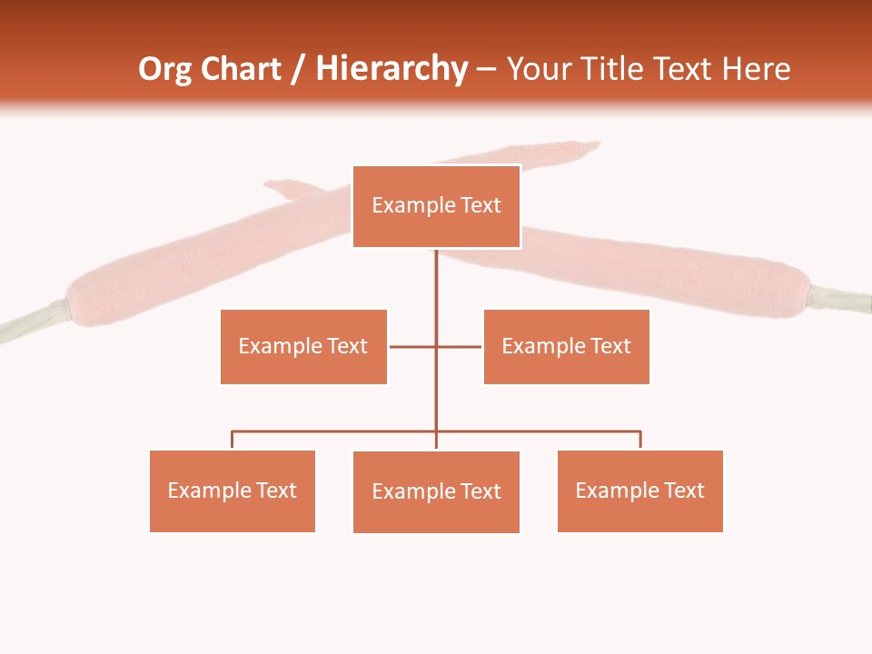 Red Fruit Carrot PowerPoint Template
