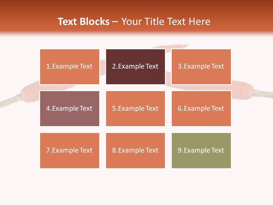 Red Fruit Carrot PowerPoint Template