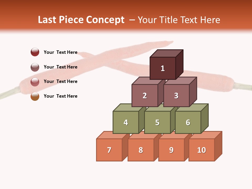 Red Fruit Carrot PowerPoint Template