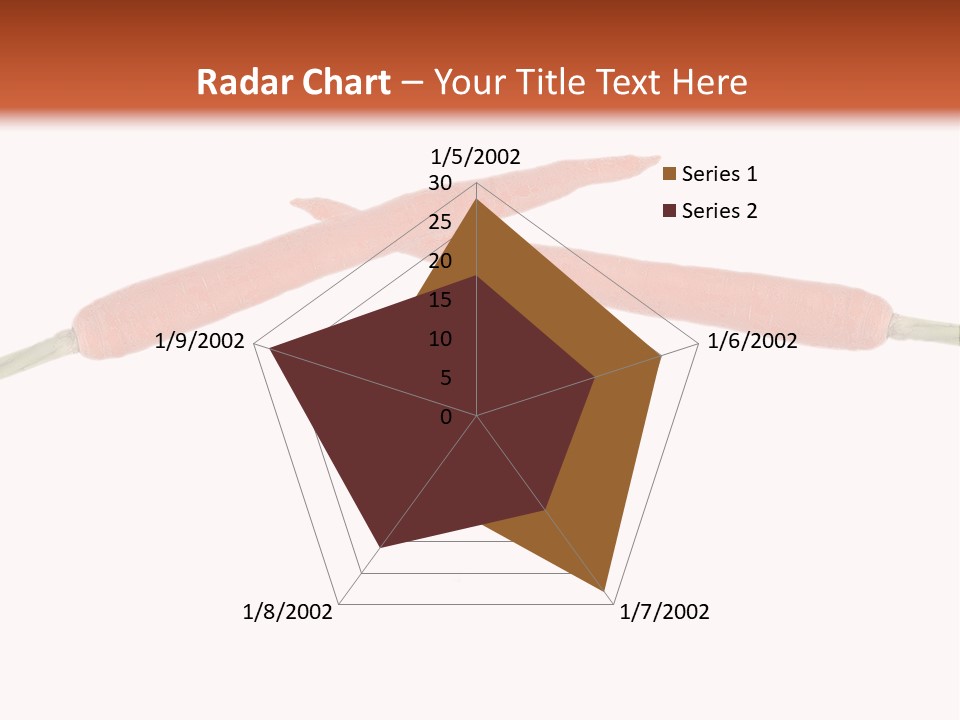 Red Fruit Carrot PowerPoint Template