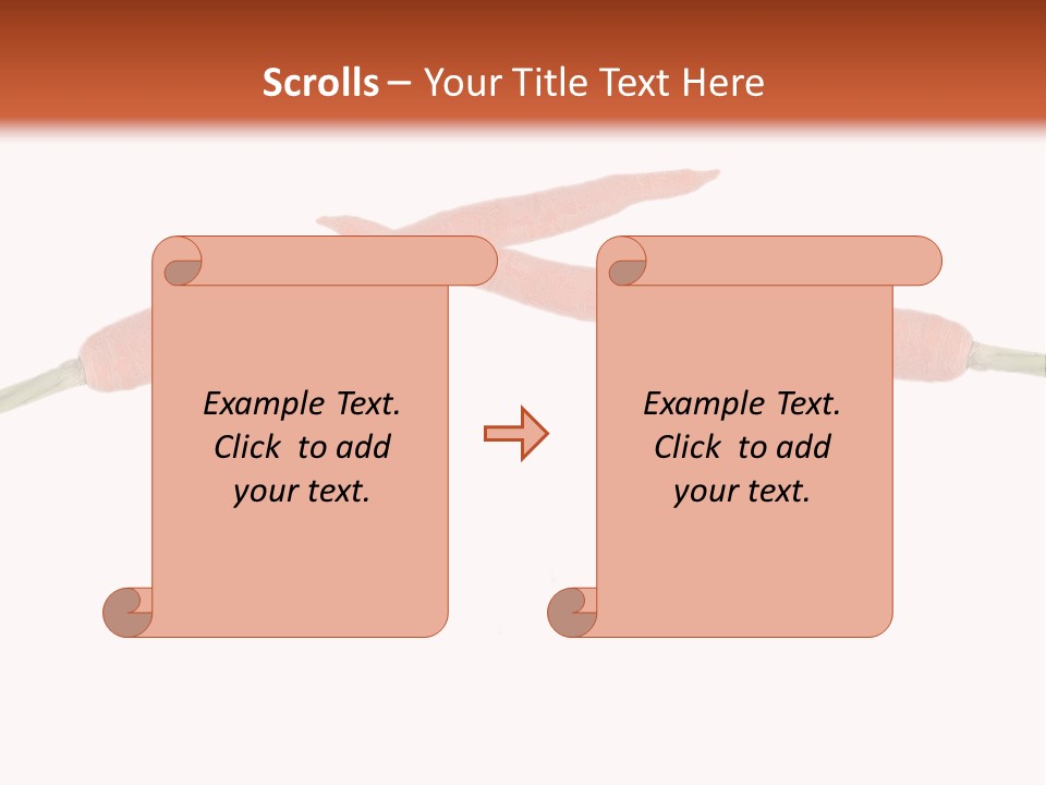 Red Fruit Carrot PowerPoint Template