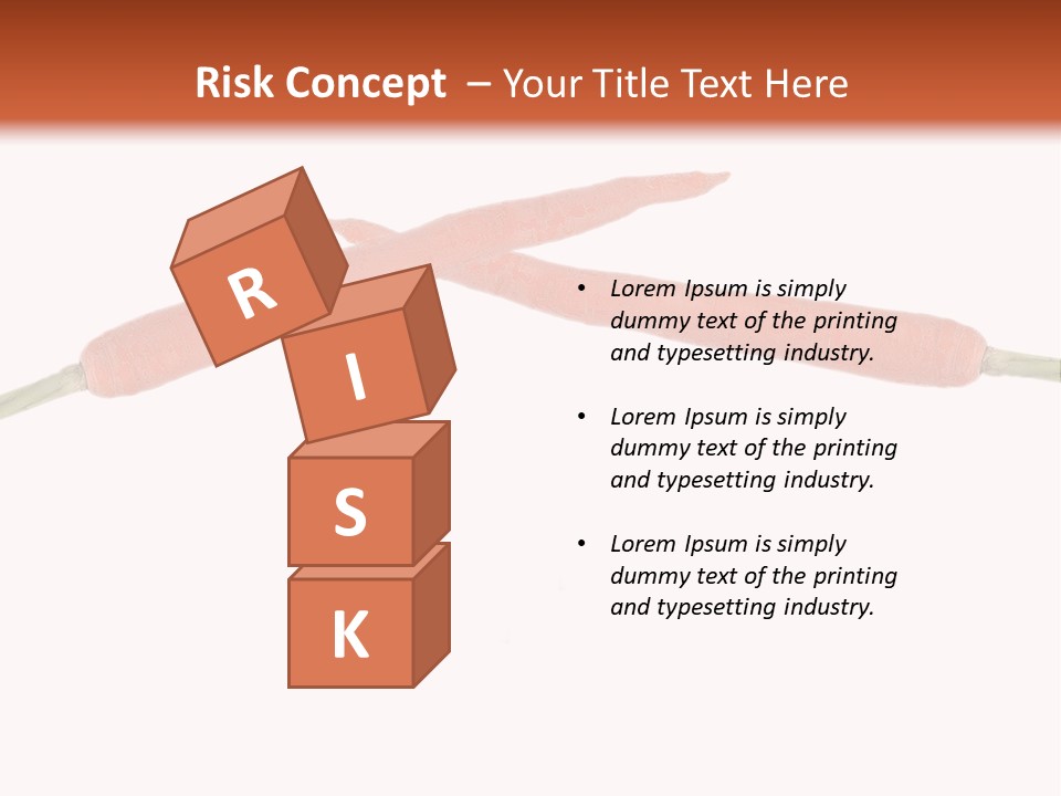 Red Fruit Carrot PowerPoint Template