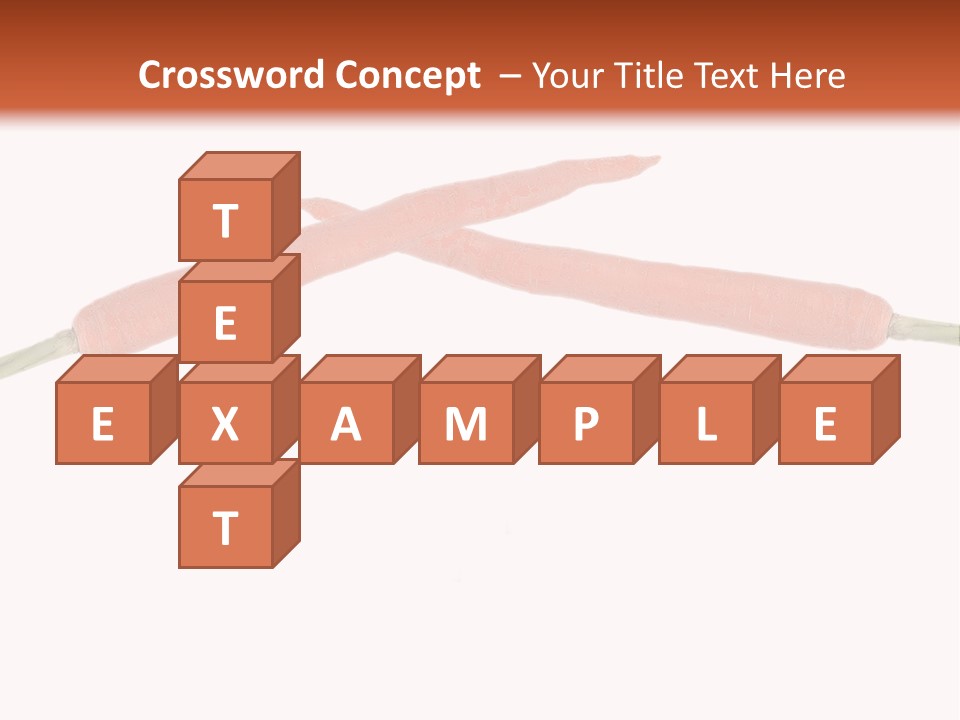 Red Fruit Carrot PowerPoint Template