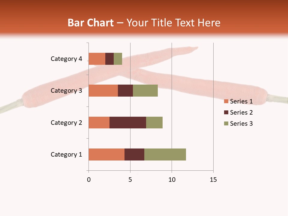 Red Fruit Carrot PowerPoint Template