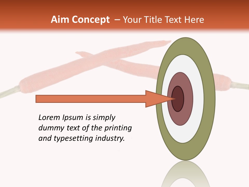 Red Fruit Carrot PowerPoint Template