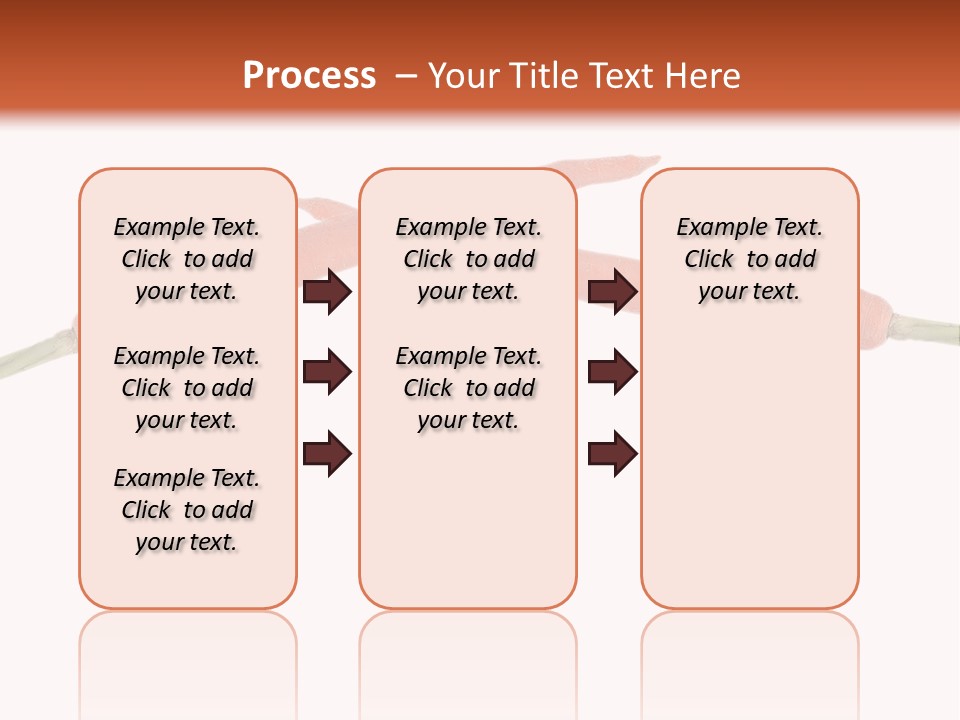 Red Fruit Carrot PowerPoint Template