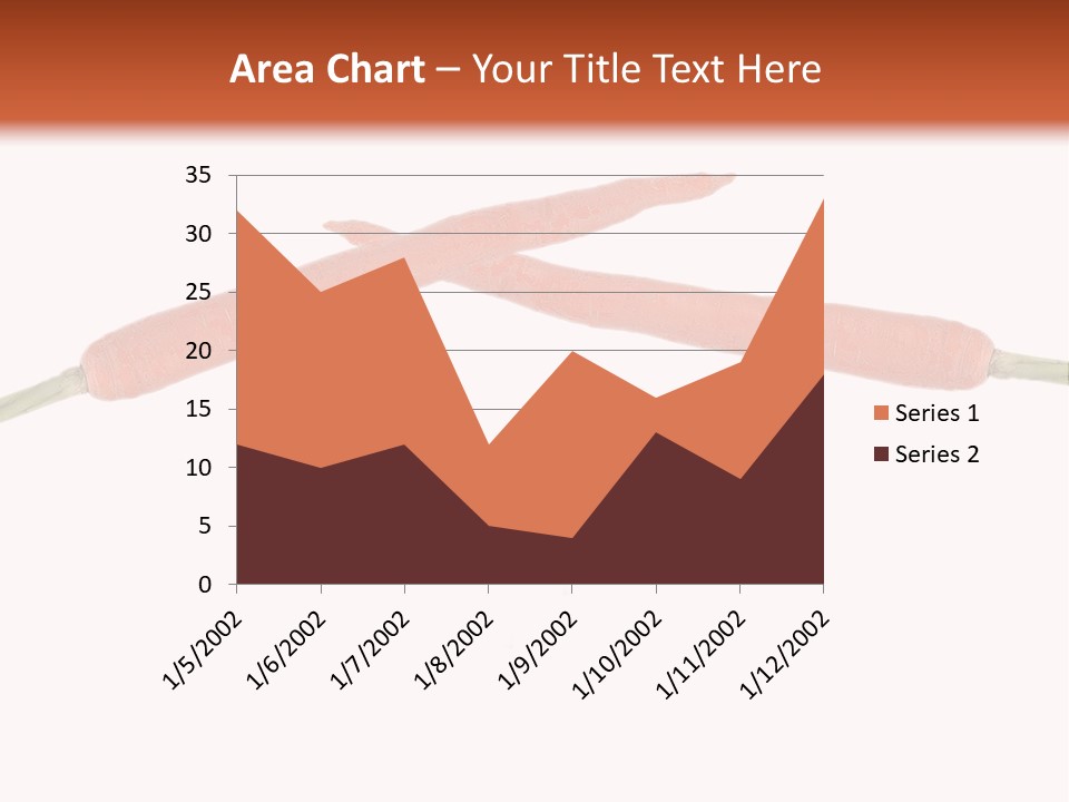 Red Fruit Carrot PowerPoint Template