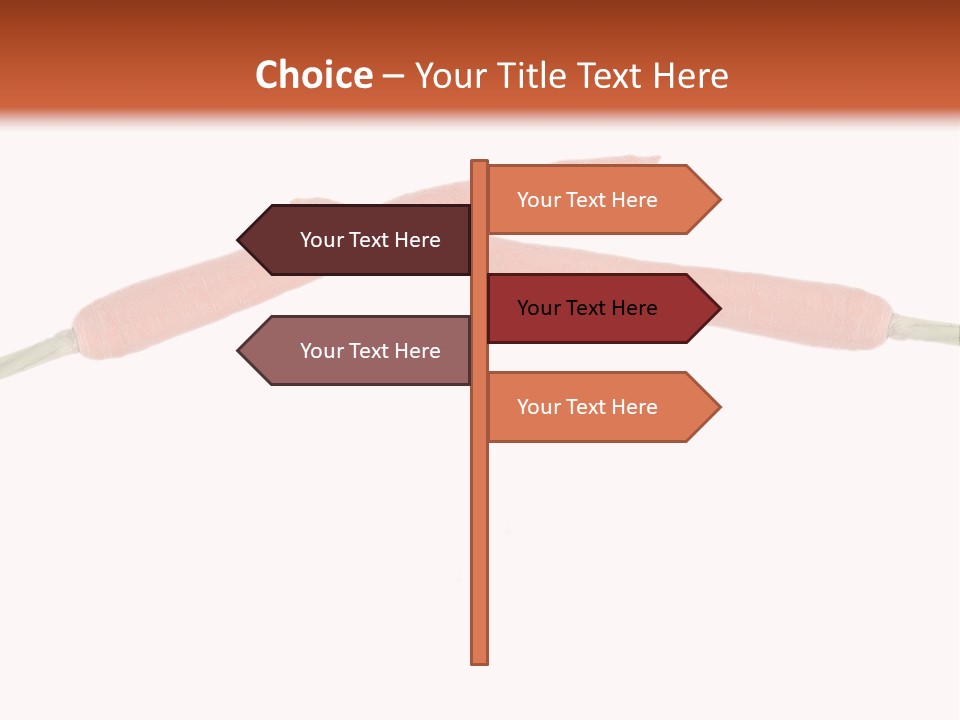 Red Fruit Carrot PowerPoint Template