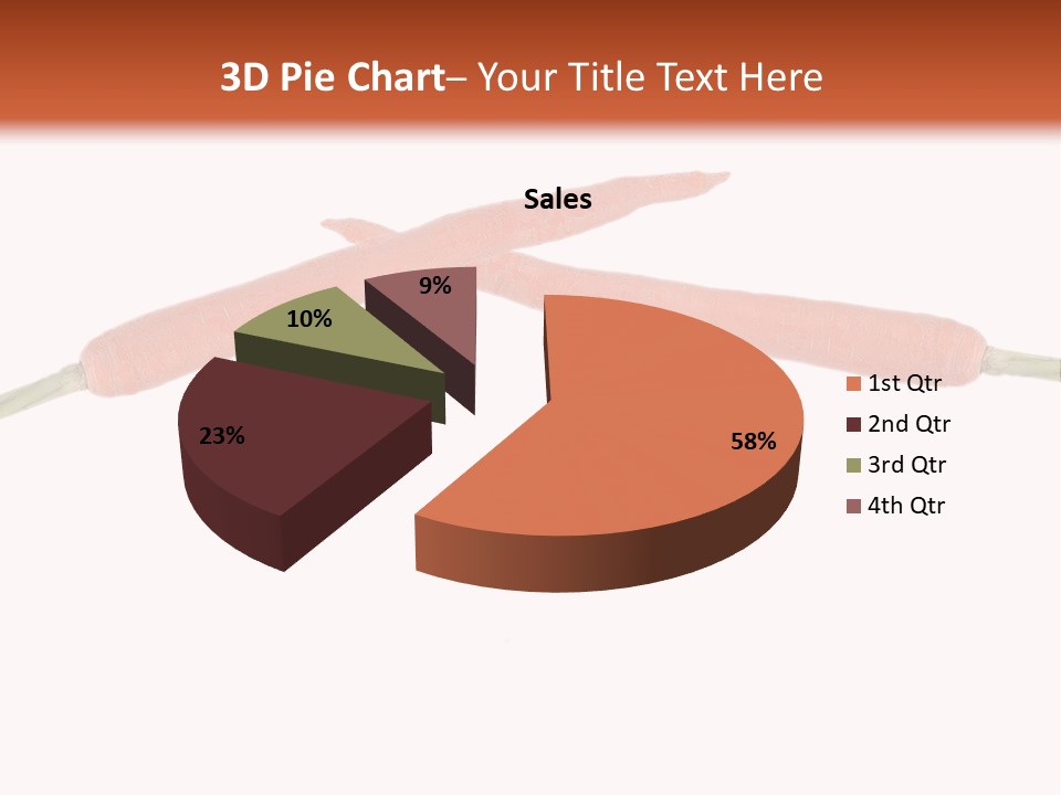 Red Fruit Carrot PowerPoint Template
