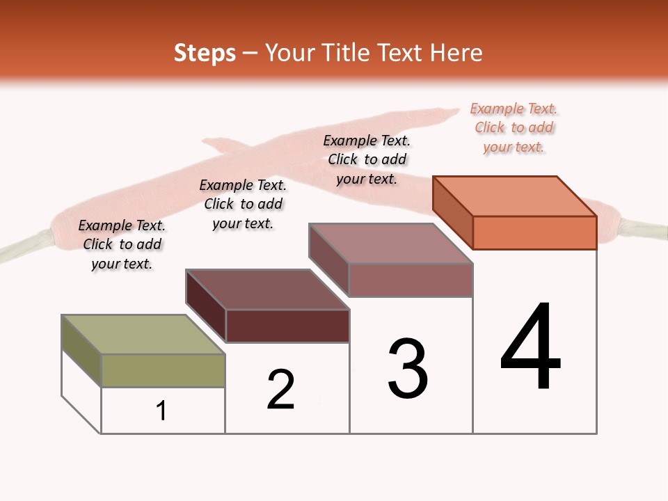 Red Fruit Carrot PowerPoint Template